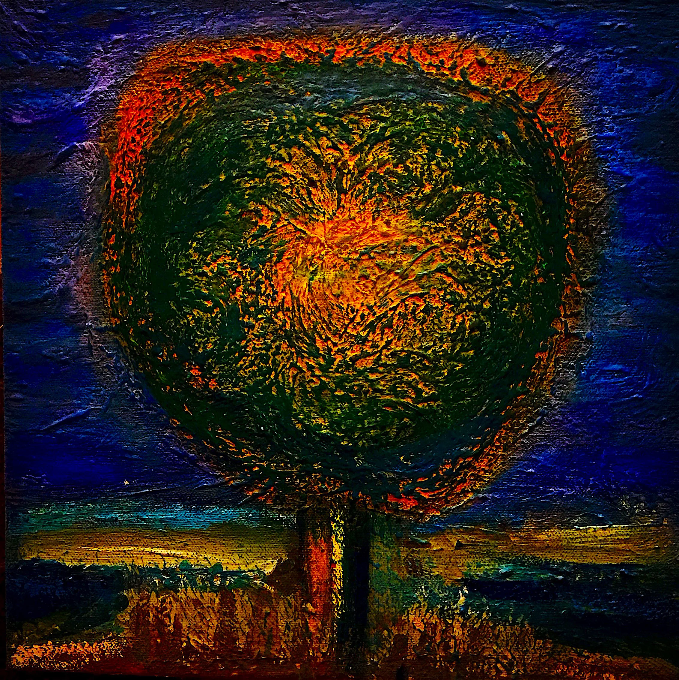 The Living Tree, acrylic on canvas, 2017